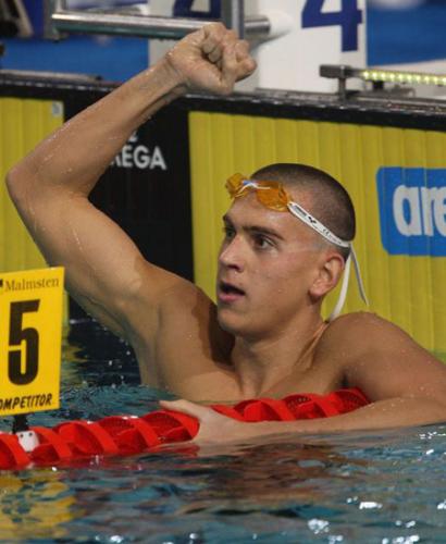 匈牙利选手夺得游泳比赛金牌
