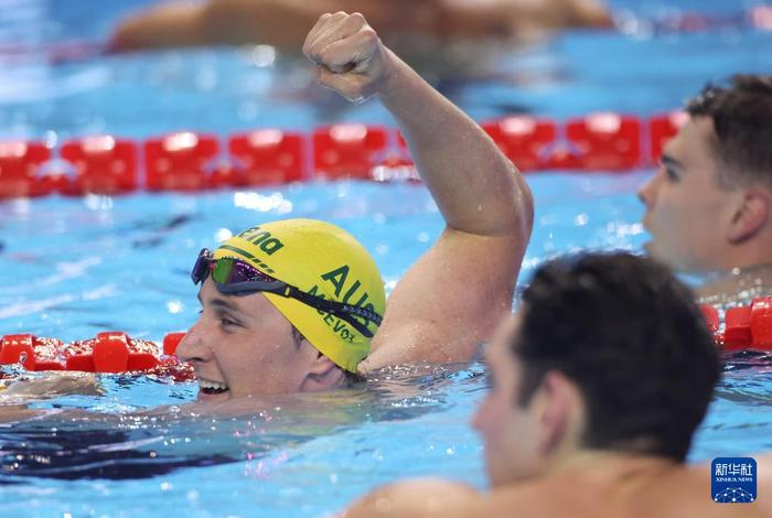 游泳男子米自由泳巴西选手夺冠 游泳男子米自由泳巴西选手夺冠