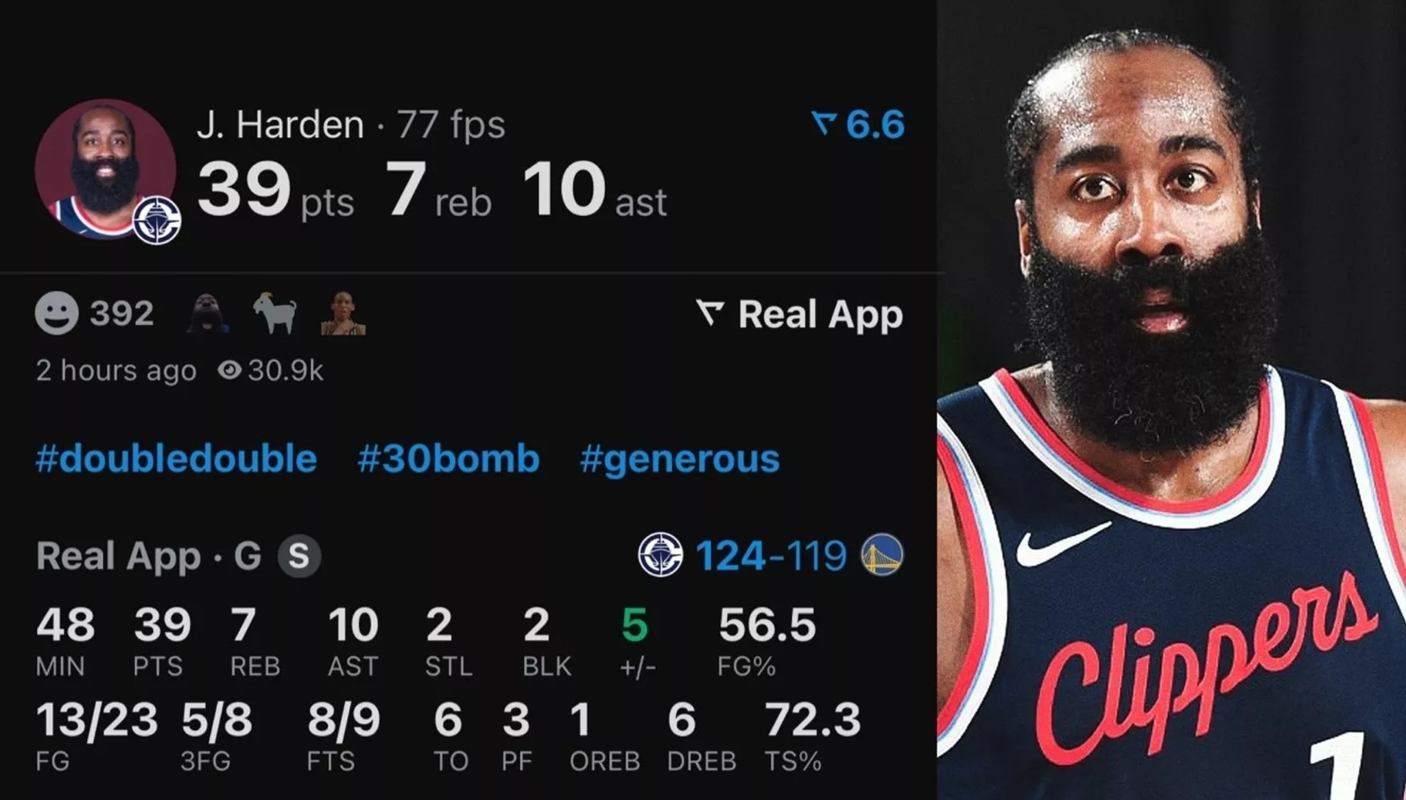 开拓者击败公牛,哈登火力全开 开拓者击败公牛,哈登火力全开