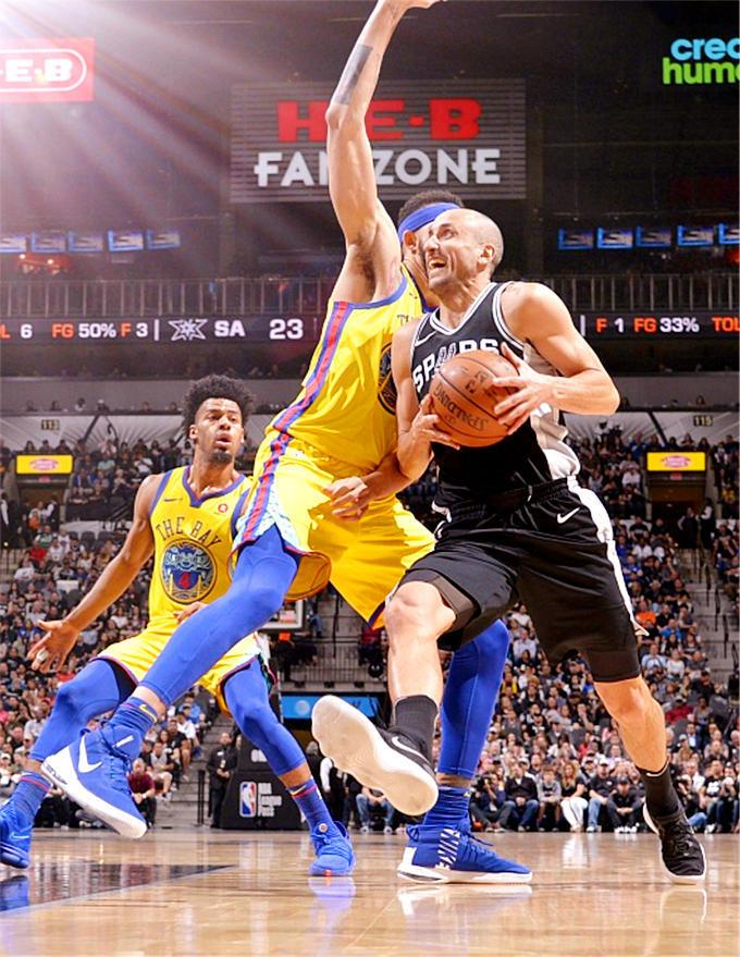 骑士鏖战马刺,乔治带队取胜 骑士鏖战马刺,乔治带队取胜